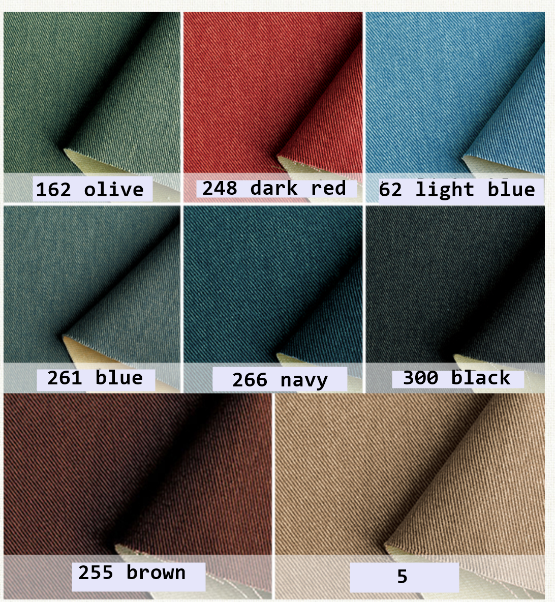 No.1012 Like Denim Pure Cotton twill Japanese Fabric