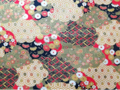 HJ2019 Kimono pattern Fabric Japanese cotton 100% 36M