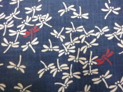 1125NJ  Like Indigo Dragonfly japanese pattern naruto fabric navy wholesale 11M  