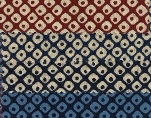 1127BR-4  printed KANOKO Shibori pattern japan traditional fabric wholesale 36M (Sevenberry)