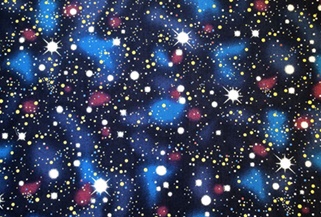 HJ2039 cosmos universe stars Japan fabric cotton wholesale