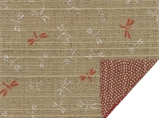 88235-2 Reiversible! Dragon fly & Same-Komon Japan fabric(Sevenberry)36M