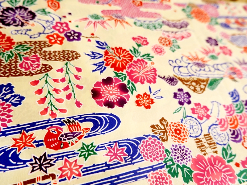 HJ2088 BINGATA style printed japan cotton fabric