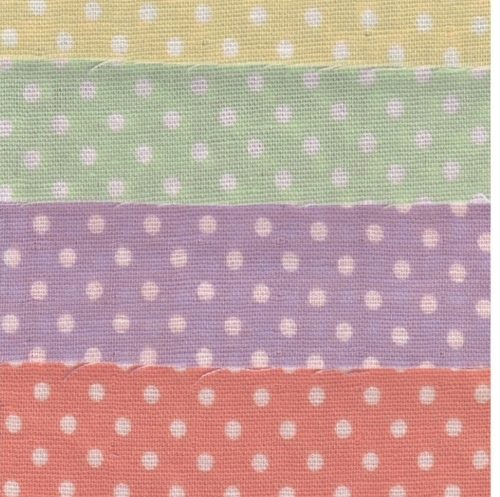 HJ2090 Polka dots gauze  japan cotton fabric wholesale 9 colors