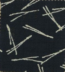 88223-D3 Like Indigo pine needles fabric Japan (Sevenberry 13M, 53M)
