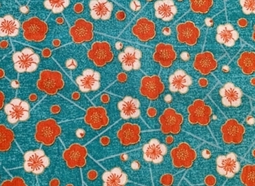 HJ2126 Plum blossom Japanese pattern fabric
