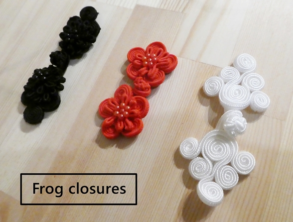 FC frog closure Red Plum Blossom buttons catalog