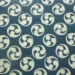 1110NJ   Like Indigo MITSUDOMOE Japanese traditional pattern fabric 11M