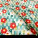 HJ2034 Camellia japonica Yagasuri japan traditional pattern fabric wholesale 36M
