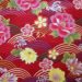 HJ2063 Floral and Wave Japan pattern cotton fabric colorful