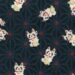 (Discontinued)1129BR-1 Manekineko cat +traditional pattern fabric(Sevenberry)36M,10M